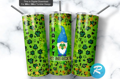 Happy st. patricks 20 oz / 30 oz Tumbler PNG Sublimation Regulrcrative 