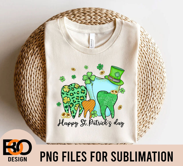 Happy St. Patrick's Day Dentist png sublimation design download, St. Patrick's Day png, Irish Day png, sublimate designs download Sublimation BOO-design 