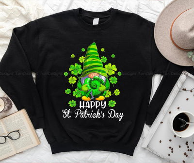Happy St. Patrick's Day Gnome PNG sublimation design Sublimation ToriDesigns 