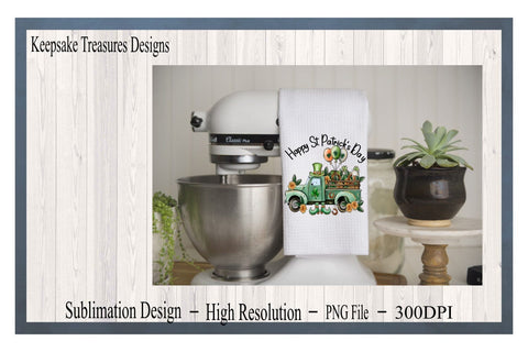 Happy St. Patrick's Day, PNG for Sublimation, St. Patrick's Day T-Shirt Design, Sublimation Printable Sublimation Keepsake Treasures Designs LLC. 
