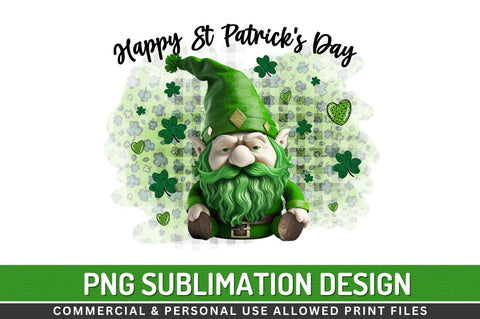 Happy st patricks day Sublimation PNG Sublimation Regulrcrative 