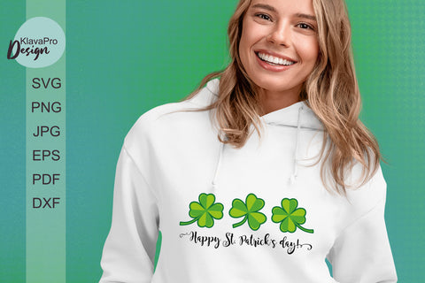 Happy St Patrick`s day SVG and sublimation design SVG Klava P 