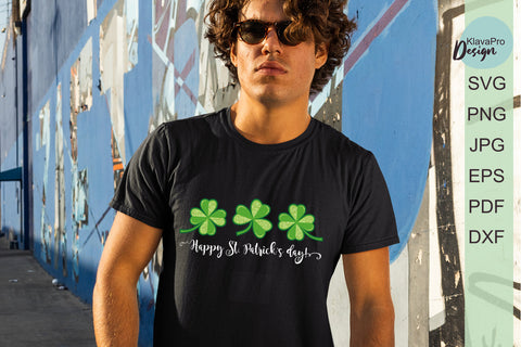Happy St Patrick`s day SVG and sublimation design SVG Klava P 