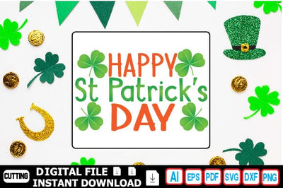 Happy St Patrick's Day SVG Craftlabsvg24 