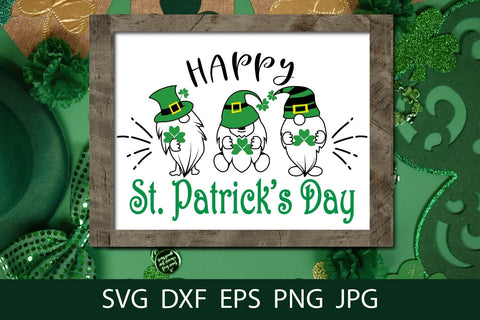 Happy St Patrick's Day SVG Cut File Free For Commercial Use SVG Sintegra 