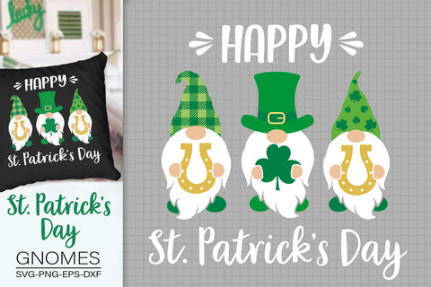 Happy St. Patrick's Day Svg, Gnomes Svg, St. Patrick's Svg SVG SvgMonkeys 