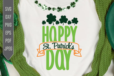 Happy St Patricks Day Svg. St. Patrick's Day Svg. Lucky Svg. Irish Svg. Clover Svg. St Patrick's Dxf, eps, png, jpg pdf SVG Mint And Beer Creations 