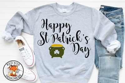 Happy St Patrick's Day SVG | St Patrick's Day | SVG PNG DXF SVG RedFoxDesignsUS 
