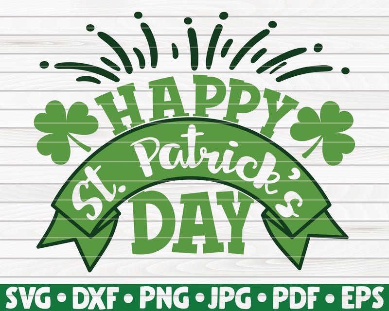 Happy St. Patrick's Day SVG SVG HQDigitalArt 