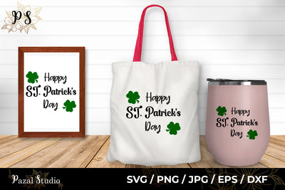 Happy ST. Patrick's Day Vector SVG Cut File SVG Pazal Studio 