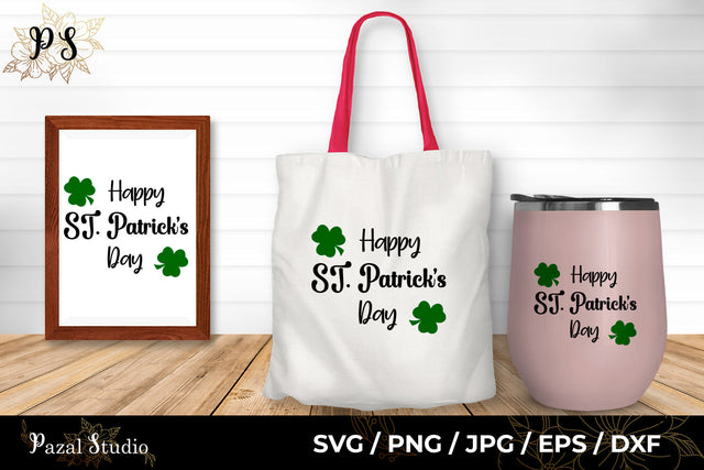 Happy ST. Patrick's Day Vector SVG Cut File SVG Pazal Studio 