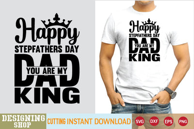 happy stepfathers day dad you are my king svg SVG sk.swapon Roy 