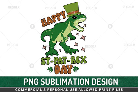 Happy stpatrex day SVG Sublimation Regulrcrative 