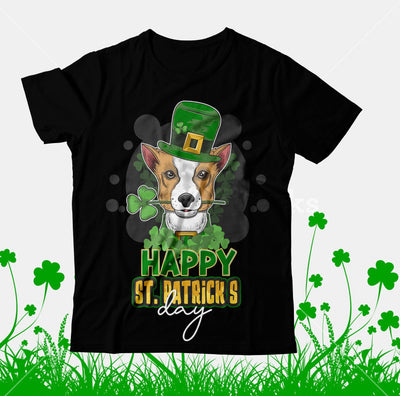 Happy St.Patrick s Day SVG Cut File, Happy St.Patrick s Day Sublimation PNG , St.Patrick's Day SVG Design SVG BlackCatsMedia 