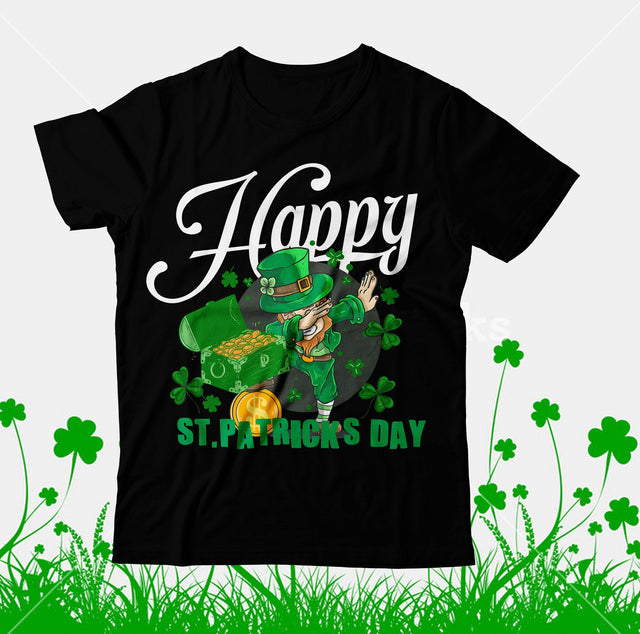 Happy ST.Patrick s Day SVG Cut File, Happy ST.Patrick s Day Sublimation PNG SVG BlackCatsMedia 