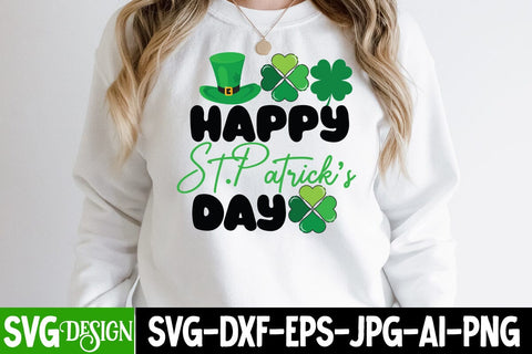 Happy St.Patrick s Day SVG Cut File SVG BlackCatsMedia 