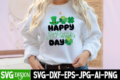 Happy St.Patrick s Day SVG Cut File SVG BlackCatsMedia 