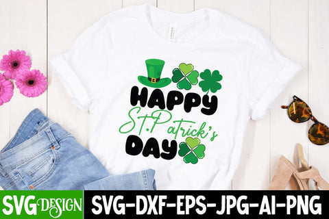 Happy St.Patrick s Day SVG Cut File SVG BlackCatsMedia 