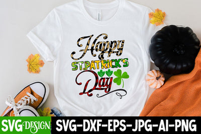 Happy St.Patricki_s Day Sublimation Design, Feeling Lucky Sublimation Design, St.Patrick's Day Sublimation, Happy St.Patrick's Day Sublimation Sublimation BlackCatsMedia 