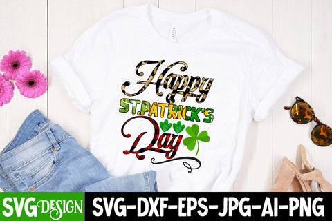 Happy St.Patricki_s Day Sublimation Design, Feeling Lucky Sublimation Design, St.Patrick's Day Sublimation, Happy St.Patrick's Day Sublimation Sublimation BlackCatsMedia 