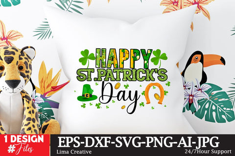 Happy St.PAtrick's Day Sublimation PNG SVG Insomnia Std 