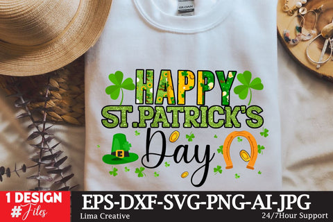 Happy St.PAtrick's Day Sublimation PNG SVG Insomnia Std 