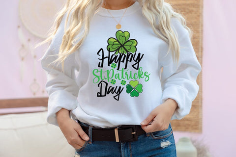 Happy St.Patrick's Day SVG Cut File SVG BlackCatsMedia 