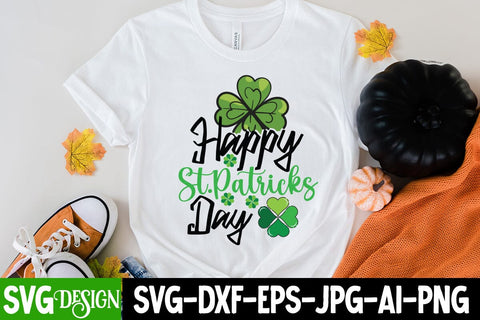 Happy St.Patrick's Day SVG Cut File SVG BlackCatsMedia 