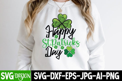 Happy St.Patrick's Day SVG Cut File SVG BlackCatsMedia 