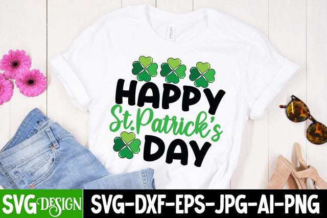Happy St.Patrick's Day SVG Cut File,Happy St.Patrick's Day SVG Cut File, my 1st Patrick's Day SVG Cut File, my 1st Patrick's Day SVG Design, St.Patrick's Sublimation PNG, St.Patrick's Flag SVG Cut File, St.Patrick's Clipart PNG SVG BlackCatsMedia 