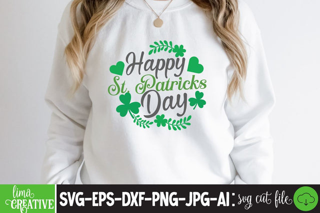 Happy St.Patricks Day SVG Cute File, SVG Insomnia Std 