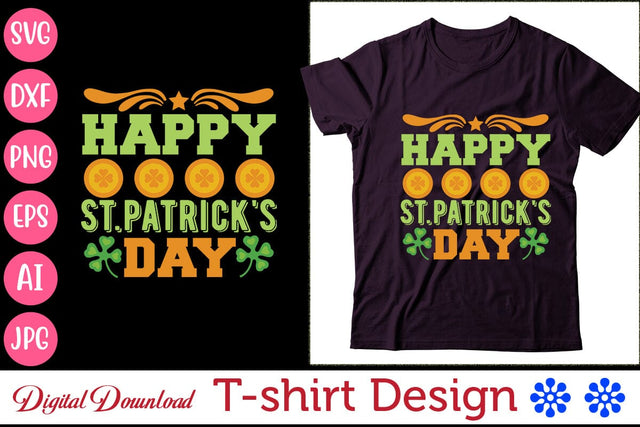 Happy st.patrick's day SVG Newmockups 
