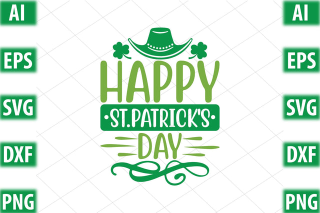 happy St.patrick's day SVG SVGista 