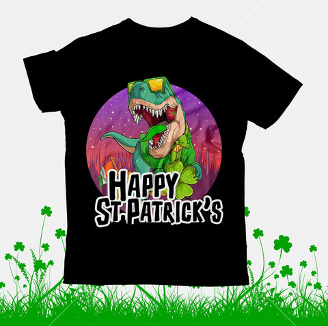Happy St.Patrick's SVG Cut File, Happy St.Patrick's Sublimation PNG, Happy St.Patrick's Quotes SVG BlackCatsMedia 