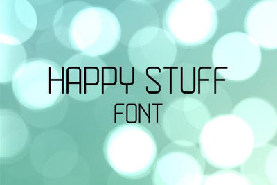 Happy Stuff Font Font Carina Gardner