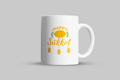 Happy Sukkot SVG cut file. Jewish traditional holiday SVG LaBelezoka 