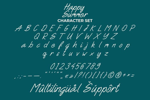 Happy Summer Font Masyafi Studio 