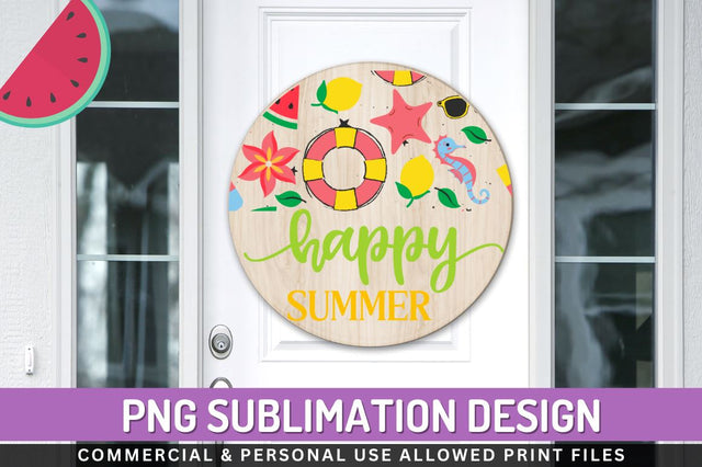 Happy summer Sublimation PNG Sublimation Regulrcrative 
