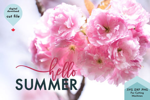 Happy Summer SVG Cut File SVG Lettershapes 