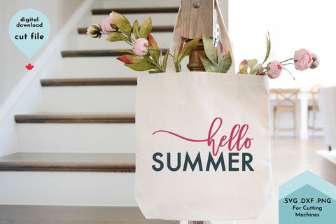 Happy Summer SVG Cut File SVG Lettershapes 