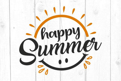 Happy Summer Svg SVG cricutfilesmg 