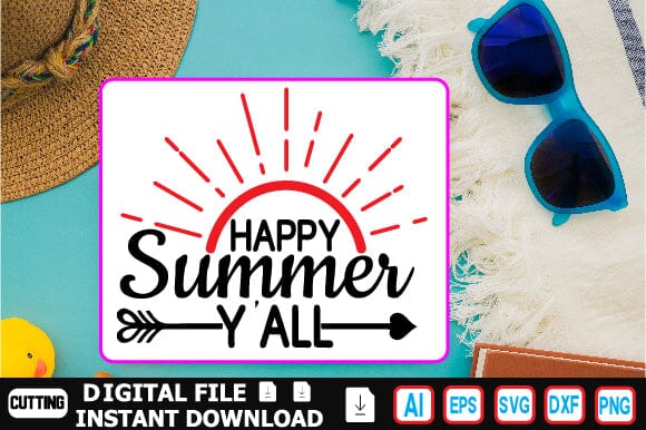 Happy Summer Y’All SVG Craftlabsvg24 