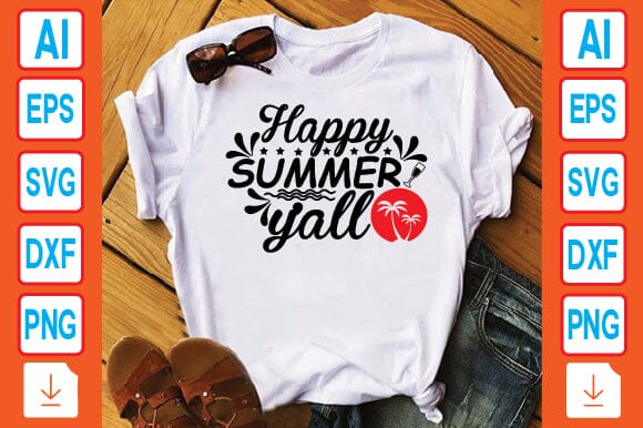 Happy Summer Y’All SVG Craftlabsvg24 