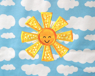Happy Sun Applique Embroidery Embroidery/Applique Designed by Geeks 
