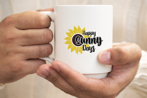 Happy Sunny Days svg, Sunflower svg SVG SmmrDesign 