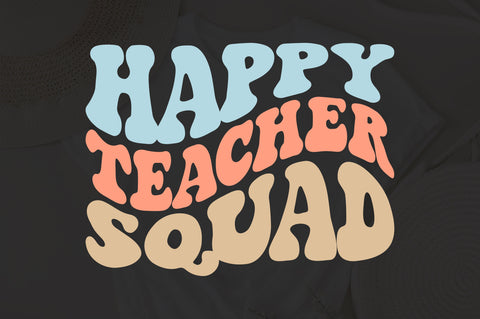 Happy Teacher Squad svg, Teacher Squad svg, Cut file, Craft File, Instant Download, Clip art, Teacher SVG, School SVG SVG Fauz 