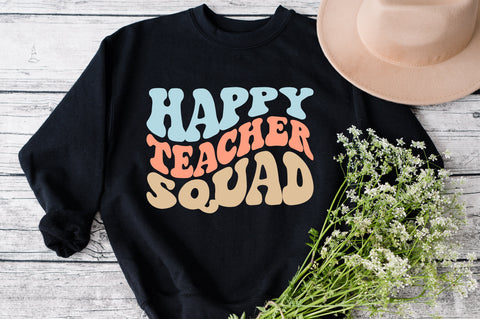 Happy Teacher Squad svg, Teacher Squad svg, Cut file, Craft File, Instant Download, Clip art, Teacher SVG, School SVG SVG Fauz 