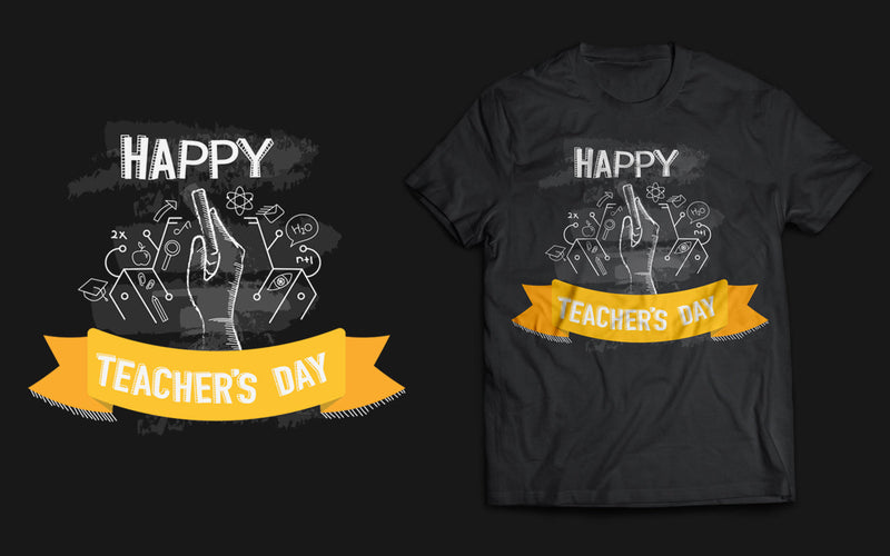 Happy Teacher's Day Design T-Shirt Design SVG naemmiah021 