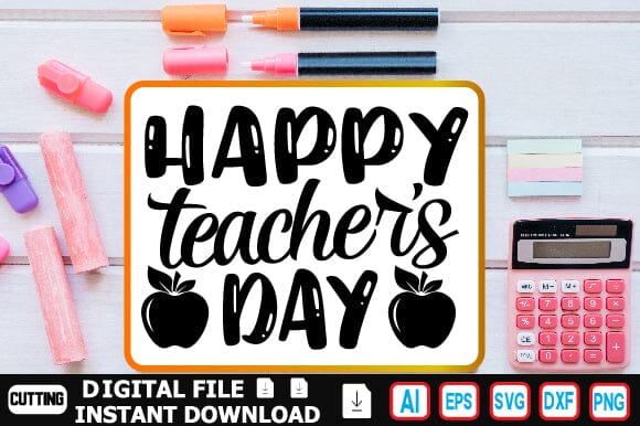 Happy Teacher's Day SVG Craftlabsvg24 