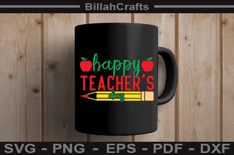 Happy Teacher's Day SVG File SVG BillahCrafts 